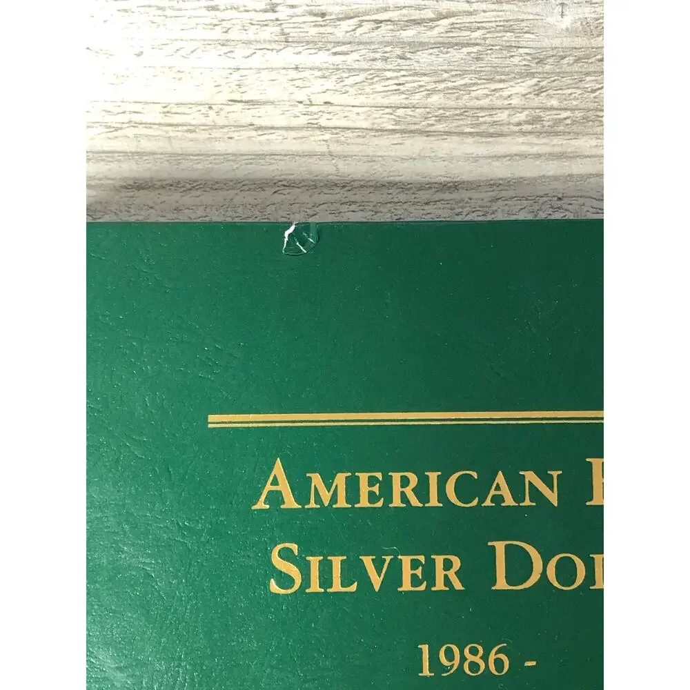 Littleton Custom American Eagle Silver Dollars 1986- 3 Coin Albums (No Coins)